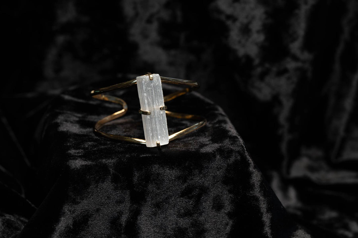 Selenite | Arc Bracelet