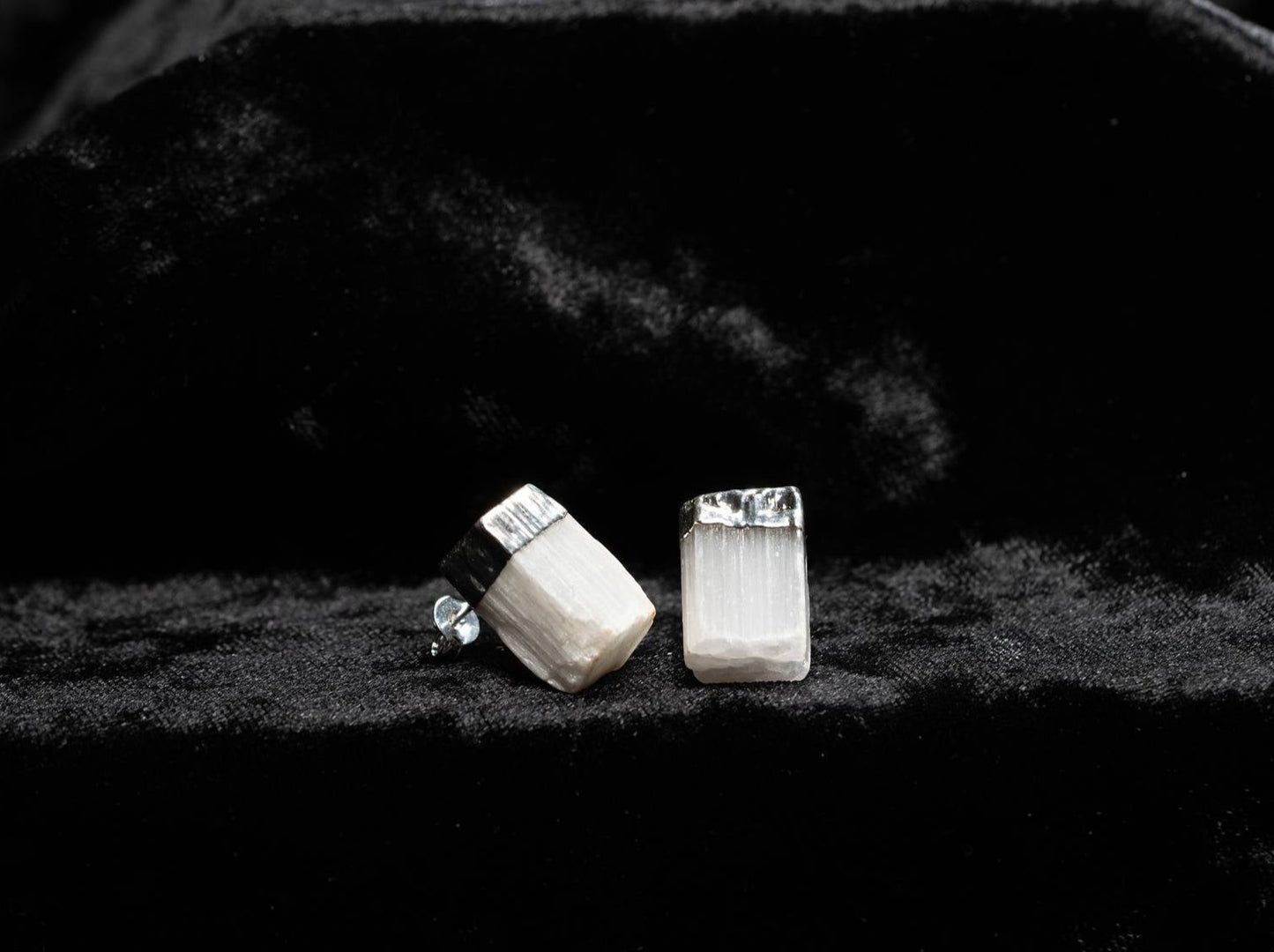 Selenite | Stud Earrings