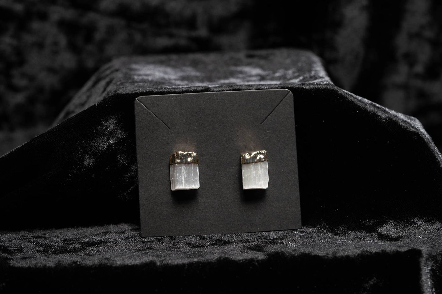 Selenite | Stud Earrings
