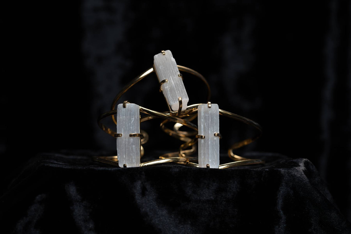 Selenite | Arc Bracelet