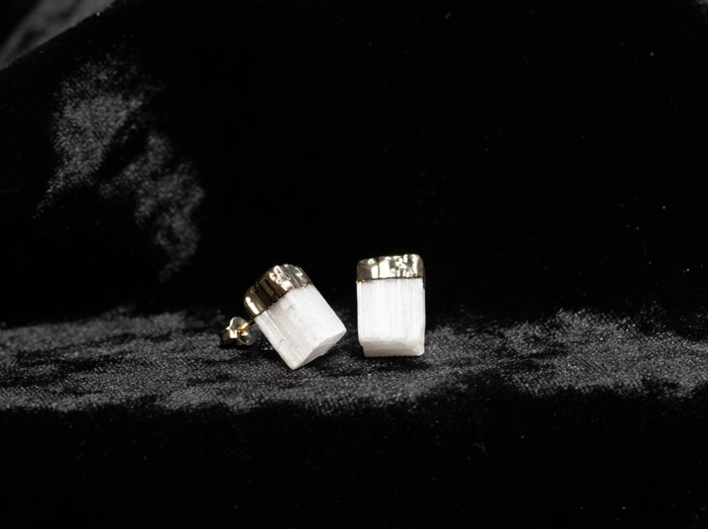 Selenite | Stud Earrings