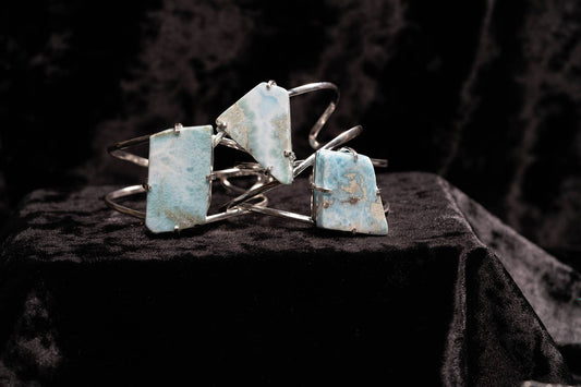 Larimar | Arc Bracelet