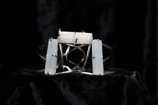 Selenite | Arc Bracelet